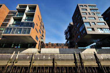 Traditionsschiffhafen, Sandtorhafen, Ha, modern mimari
