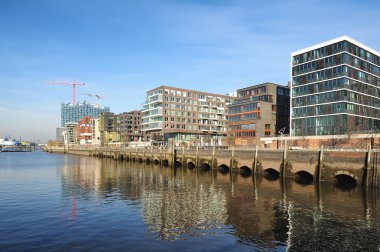 Traditionsschiffhafen, Sandtorhafen, Ha, modern mimari