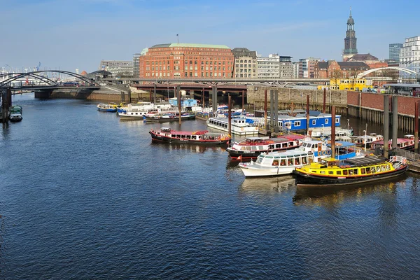 Binnenhafen, Hamburgo, Alemanha — Fotografia de Stock