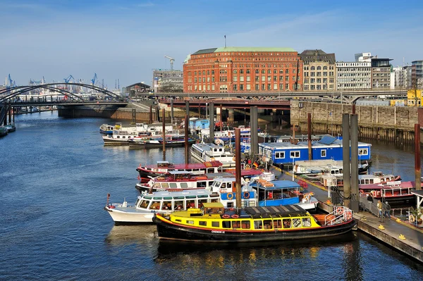 Binnenhafen, Hamburgo, Alemania — Foto de Stock