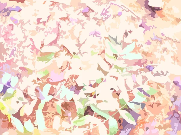 가을에는 벽지나 직물을 잎으로 인쇄물등을 나뭇가지들 — 스톡 벡터