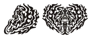 tehlikeli kanadı ve siyah kalp