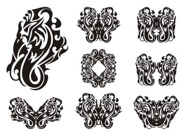 --Dan o kabile kuş ve kelebekler sembolleri