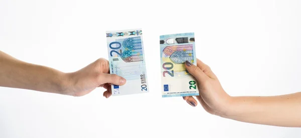 eski ve yeni para birimi Euro para faturaları