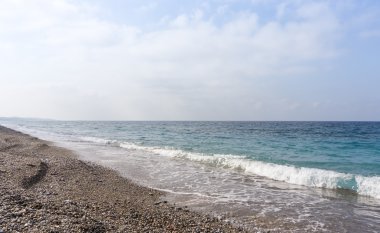 Akdeniz kıyılarında