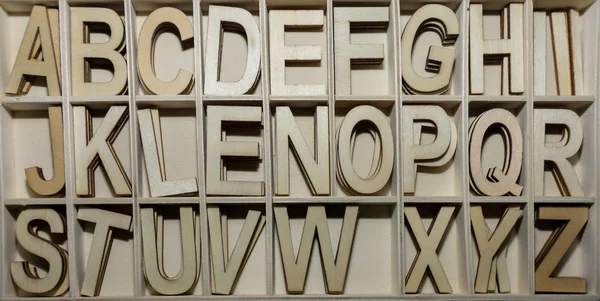 Alphabet lettres anglais abc — Photo