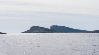 Adriyatik Denizi görünümü. Güzel görüntü