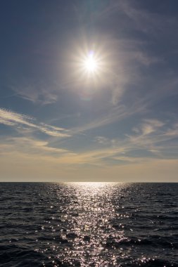 Adriyatik Denizi görünümü. Güzel görüntü