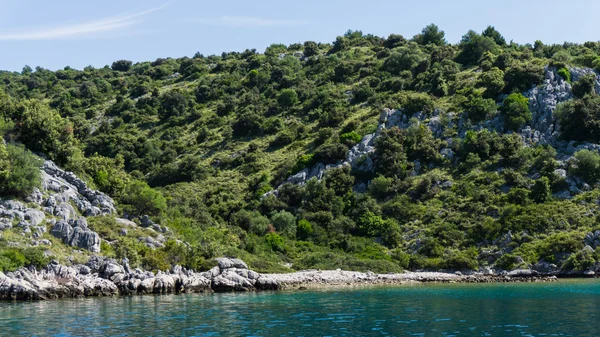 La vista mare Adriatico. bella immagine Foto Stock