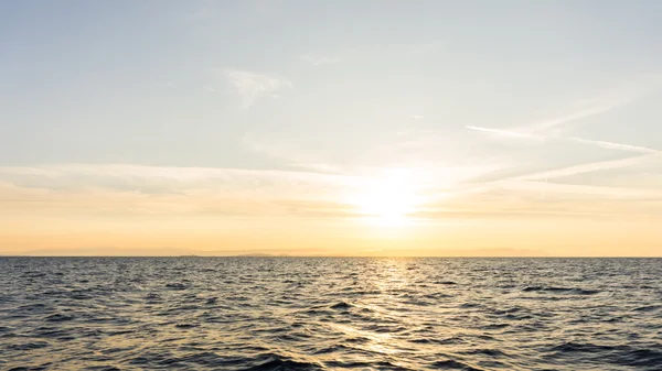 Lever Du Soleil Coucher De Soleil En Mer Fond Décran