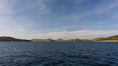 Adriyatik Denizi görünümü. Güzel görüntü