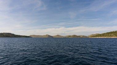 Adriyatik Denizi görünümü. Güzel görüntü