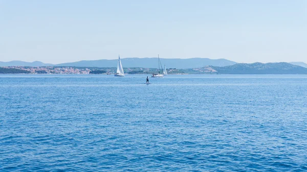 La vista al mar Adriático. hermosa imagen — Foto de Stock