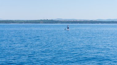 Adriyatik Denizi görünümü. Güzel görüntü