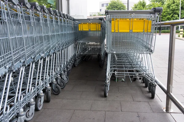 Kundvagn. shopping vagn, shopping, affärer — Stockfoto