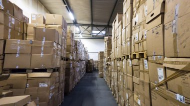 Ambar. mağaza. depo. Hall