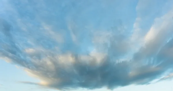 Blue sky clouds sunset — Stock Photo, Image