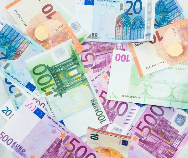 Euro euro banknot para faturaları. Avrupa Birliği para birimi