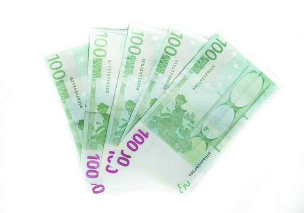 100-Euro-Scheine Euro-Scheine Geld. Währung der Europäischen Union — Stockfoto