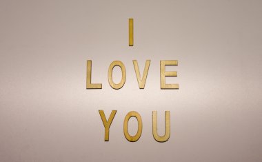 Artalan harfinde seviyorum mesaj