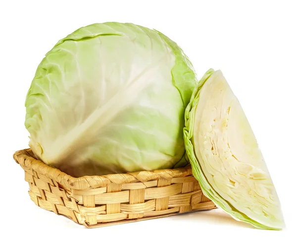 Cabbage isolated — Stock Photo, Image