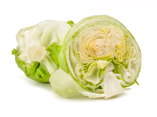 Iceberg lettuce isolated — Stock Photo, Image