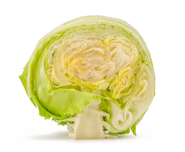 Eisbergsalat isoliert — Stockfoto