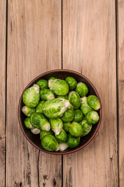 Brussels sprouts in bow — Stock Photo, Image