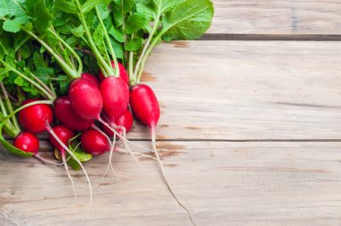 bunch of radishes