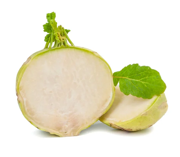 Kohlrabi isoliert — Stockfoto