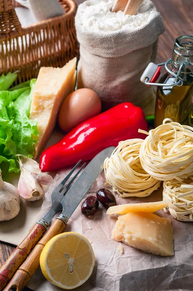 Conjunto de ingredientes para cocinar — Foto de Stock