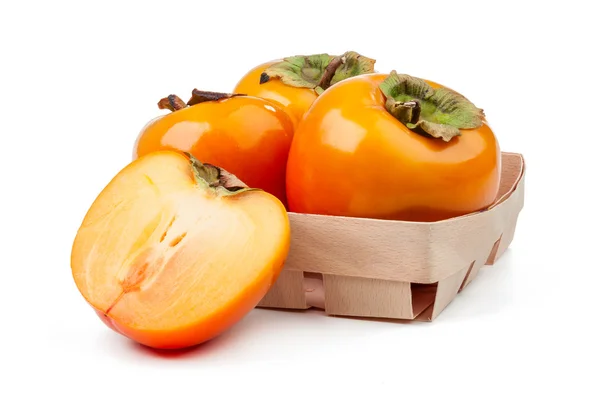 Persimmon isoliert — Stockfoto