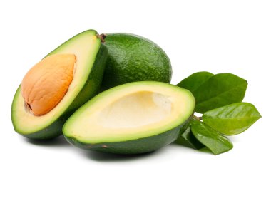 avocado isolated clipart