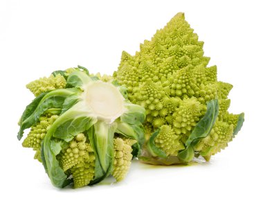 izole iki Romanesco lahana