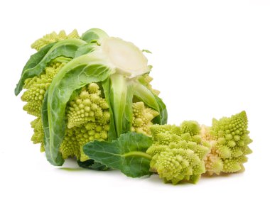 Romanesco lahana ve izole eserleri çeşitli