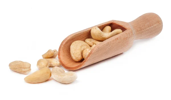 Cashew scoop geïsoleerd — Stockfoto