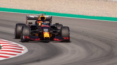 İspanya 'da bir yarış devresi.