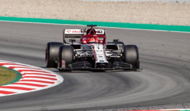 İspanya 'da bir yarış devresi.