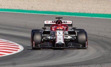 İspanya 'da bir yarış devresi.