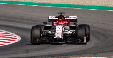 İspanya 'da bir yarış devresi.