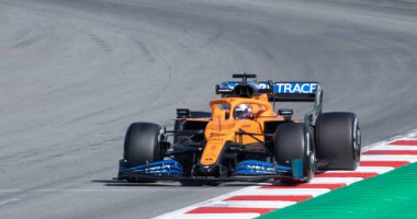 İspanya 'da bir yarış devresi.