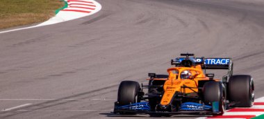 İspanya 'da bir yarış devresi.