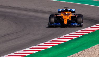 İspanya 'da bir yarış devresi.