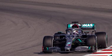 İspanya 'da bir yarış devresi.