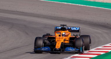 İspanya 'da bir yarış devresi.