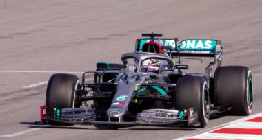 İspanya 'da bir yarış devresi.