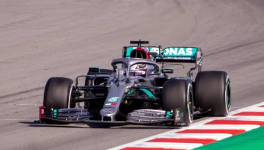 İspanya 'da bir yarış devresi.