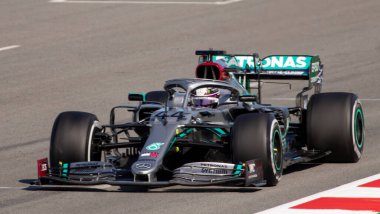 İspanya 'da bir yarış devresi.