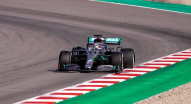 İspanya 'da bir yarış devresi.