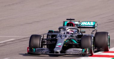 İspanya 'da bir yarış devresi.